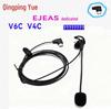 Нейтральная Outdoor Bluetooth гарнитура V4cV6c для футбольных судей с 3,5-мм вставными наушниками и интерфейсом для шлема Walkie Talkie