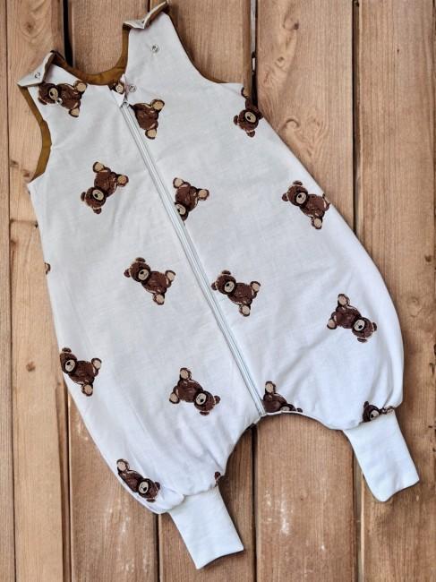 Baby sleeping bag with legs, all year round, 1 TOG, size S