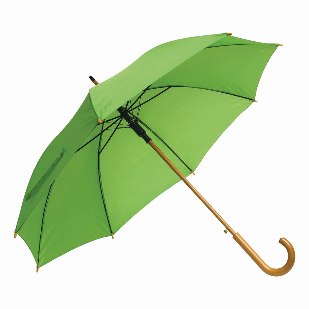 L-Merch Tango Wooden Handle Automatic Stick Umbrella