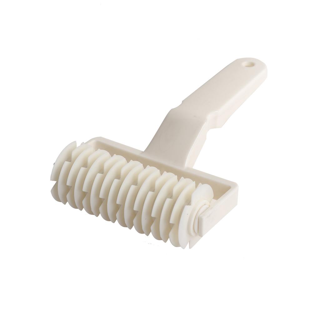 1pc Pro-Style Pastry Lattice Roller Cutter - Non-Electric, Manual, Quick & Easy Pie Crust Decorator for Homemade Pies and Dough Design
