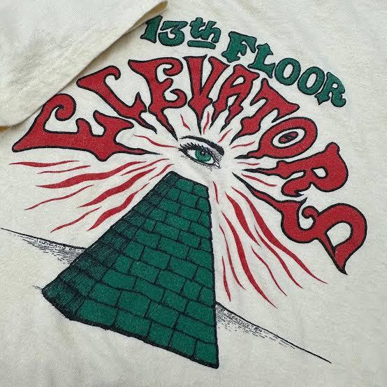 Футболка с логотипом группы The 13th Floor Elevators Унисекс Концертная S - 5XL BO321 Унисекс Футболка