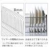 Shimomura Planning Простой и изысканный вертикальный дренажный лоток Совместим с различными вариантами Также может вмещать небольшой поднос с плавно перемещающимися палочками для еды