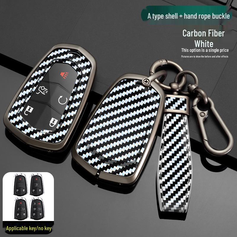 Cadillac Key Case: Fits XT5, CT5, XT6, XT4, CT ATSL, CT4, XTS - Shell Bag with Buckle