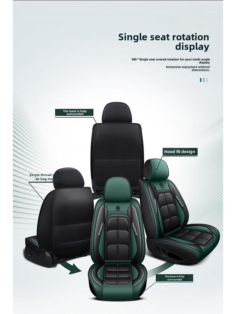 Универсальные чехлы для автомобильных сидений из натуральной кожи — универсальные, подходят для всех сезонов, для одного сиденья, а также для основного и пассажирского сиденья