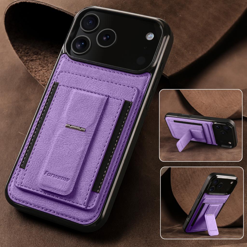 Бизнес-магнитная карта Слоты Кожаный чехол для телефона для iPhone 17 Pro Max 16 15 Plus 14 13 12 11 Pro Max Mini 16E Крышка-подставка