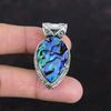 Abalone Shell Pendant Natural Gemstone Pendant 925 Sterling Silver Pendant Handmade Jewelry Vintage Pendant Engagement Gifts Antique Jewelry