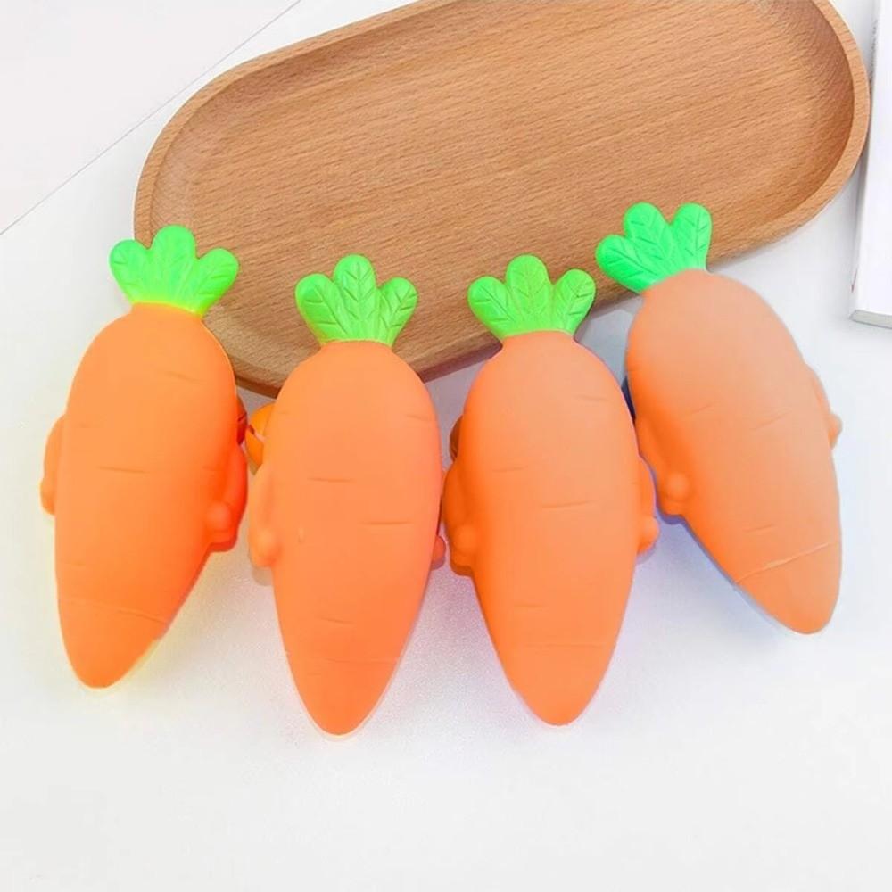 Slow Rebound Squeeze Stress Toy Pop Out Eyes Vegetable Kneading Toy for Autism ADHD Stress Relief