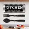 Kitchen Wall Decor Set Art Craft Artwork Gift Collectible Hanging Ornament, Fork Spoon