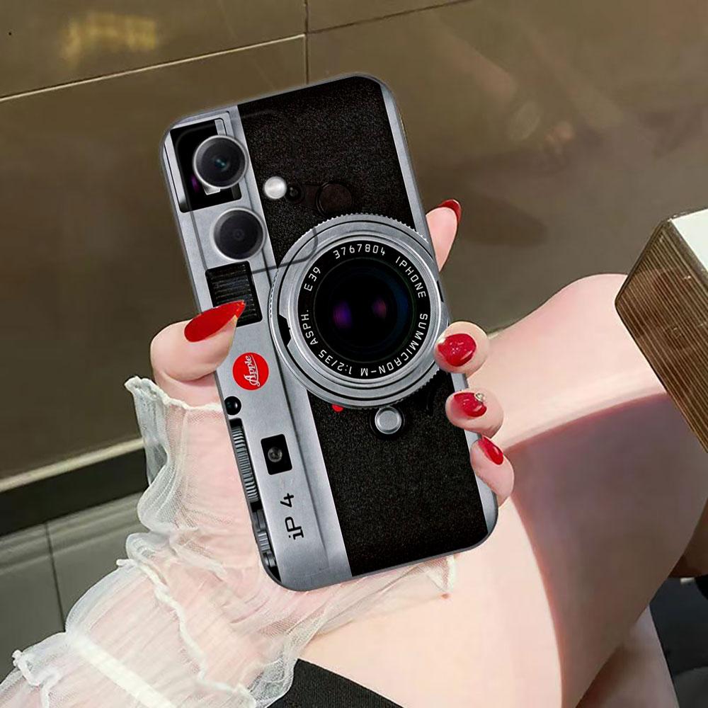 Retro Cassette Tape Camera Phone Case For Redmi Note 15 14 13 12 12S 11 11T 11S 10 9T 9 Pro TPU Case Funda DIY Shell Capa Cover