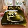 3pcs Final Destination Duvet Cover Set (1 Duvet Cover + 2 Pillowcases, No Core) - Comfortable, And Breathable Bedroom Decoration yy251104011