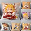 ANIME The Helpful Fox Senko San Pillow Case Pillowcase Soft Skin Friendly & Comfortable with a Hidden Zipper