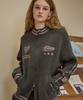 Cpgn Studio [Двусторонний] Blitz Knit на молнии Фиолетовый