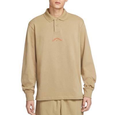 Спортивный клуб FW25 Свободная простая мужская футболка-поло с длинным рукавом tops IF0771-297