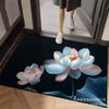 3D Цветочный коврик для пола, коврик для пола в ванной, грязеотталкивающий и нескользящий коврик для пола у входной двери