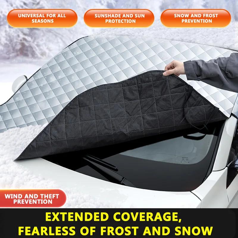 For Opel Vauxhall Astra J Corsa Insignia Mokka Car Front Windshield Sunshade Prevention Snow Shield Waterproof Cover Anti Frost