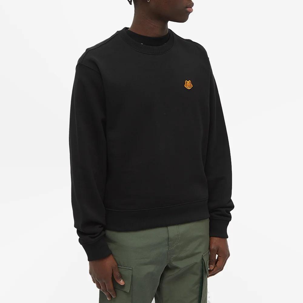 KENZO Classic Tiger Head Sweatshirt Men's Black FB55SW0034ML-99