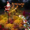 Solar Lawn Santa Kettle Lights Solar LED Waterproof Decorations Christmas Garden Lawn Decorative Light for Holiday Party Church