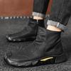 Men's Black Non-Slip Velvet Martin Boots - Wear-Resistant, Comfortable, and Stylish for Autumn/Winter