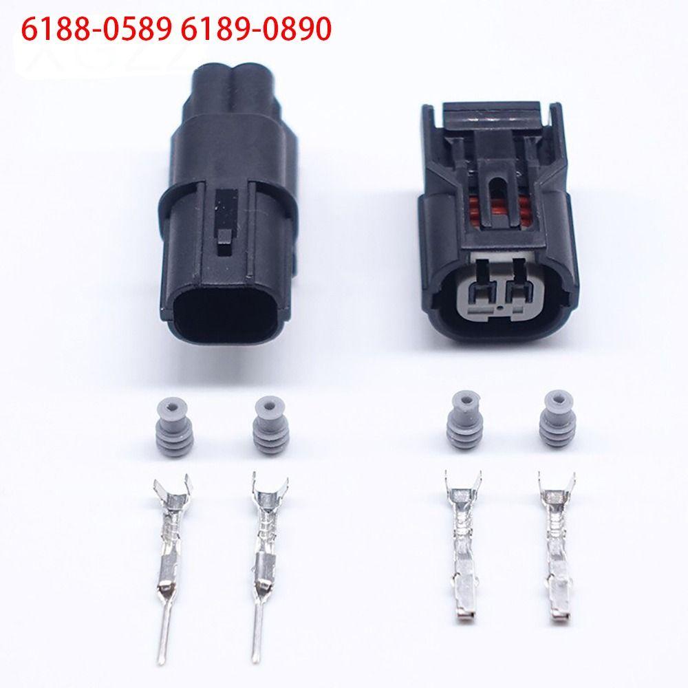 1Set Press Switch Auto Connector Male Female 6188-0589 6189-0890 Durable ABS Sensor Plug  For Hondas