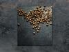 GLASS CUTTING BOARD 45x52 Coffee