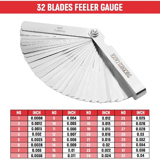 Spark Plug Gap Tool Set With Feeler & Gap Gauge For Most 10Mm-16Mm Spark Plugs – Universal Gapper For Gapping Adjustment And Measurement