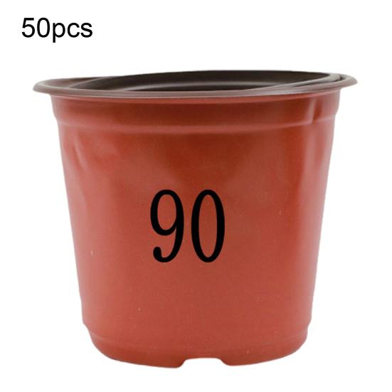 Рассадочный горшок для сеянцев Цветочный горшок с дренажными отверстиями Пересадочные горшки для растений Черенки Семена Сеянцы Домашнее садоводство