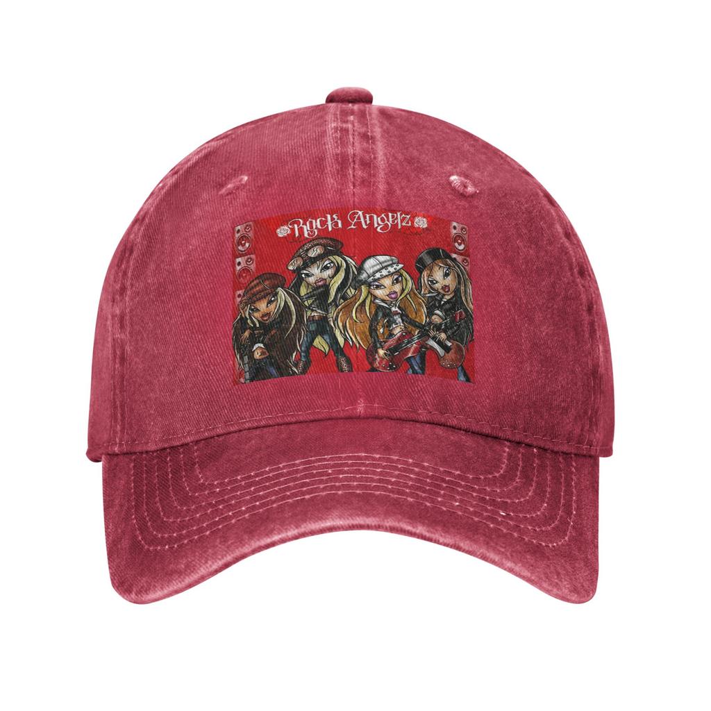 Братц Рок Ангелы Бейсболки Snapback Джинсовые Кепки Для улицы Регулируемая Кепка Спортивная Бейсболка Ковбойская Шляпа для Унисекс Женщин