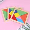 Colorful Wooden Brain Development Tangram Set for Early Education