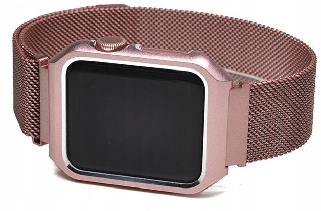 Apple Watch Metal Bracelet Strap Case Protection 40mm Rose Gold