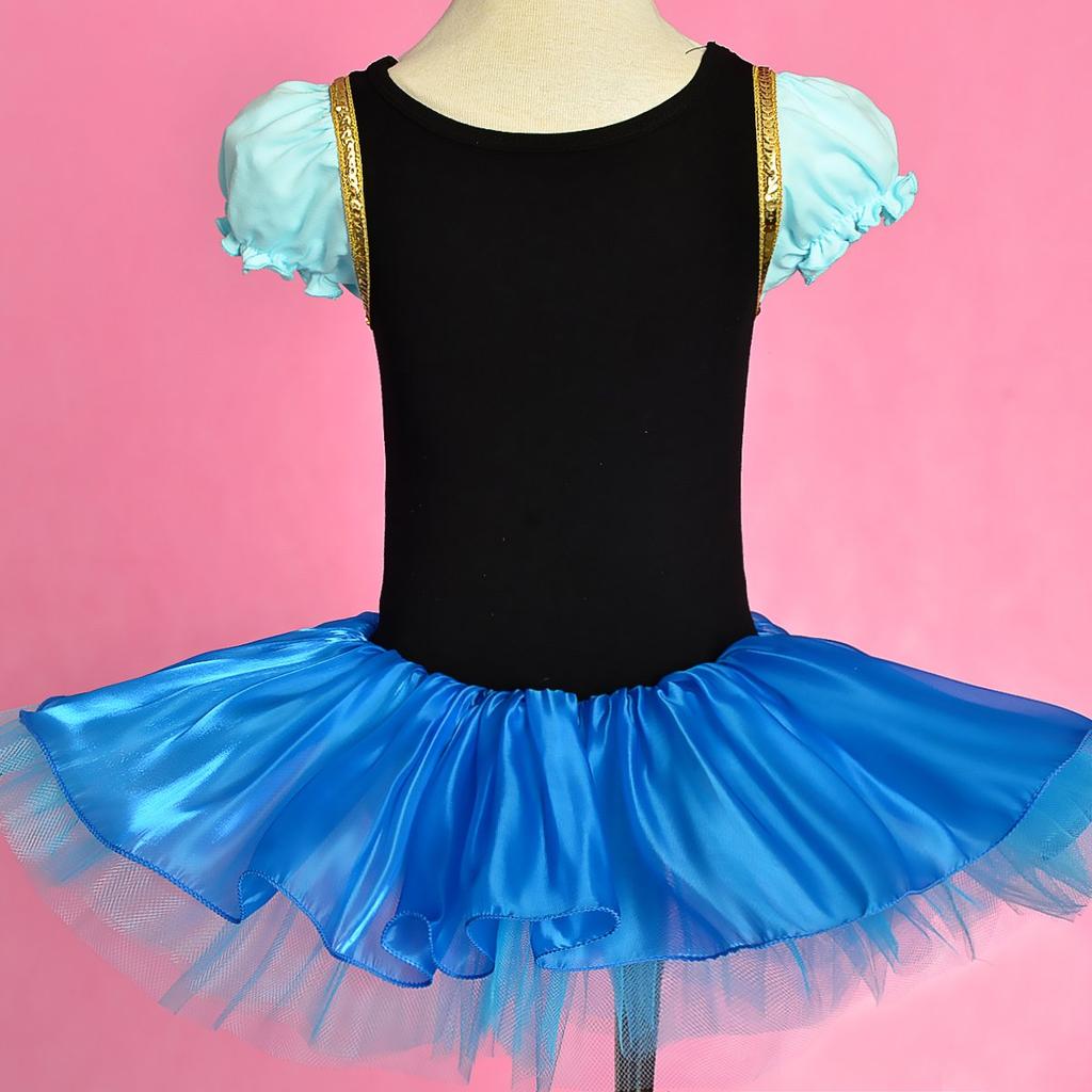 Dressy Daisy Snow Princess Ballerina Costume with Skirt for Ages 2 and Up Girls,