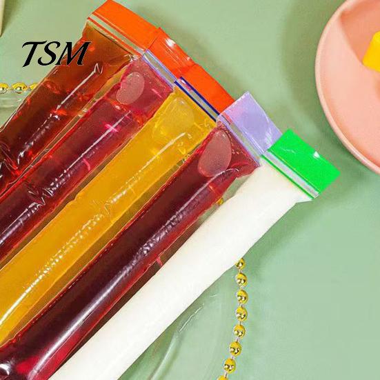 Tasteless Popsicle Bags 50/100Pcs Disposable Bag BPA-Free Freezer Tubes with Zip Seals And Mess-free Funnel Leak-Proof DIY Mold for Ice Pops