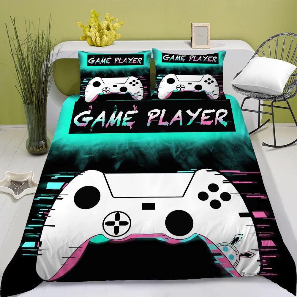 Постельное белье Геймпад Пододеяльник из трех частей