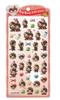 Оригинальные Crux Uruchuru Pop Monchhichi Обычные наклейки, Наклейки,