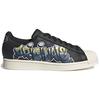 Adidas Originals Superstar Classic Street Graffiti Low-Top Skate Shoes Unisex Sneakers Black GW4444