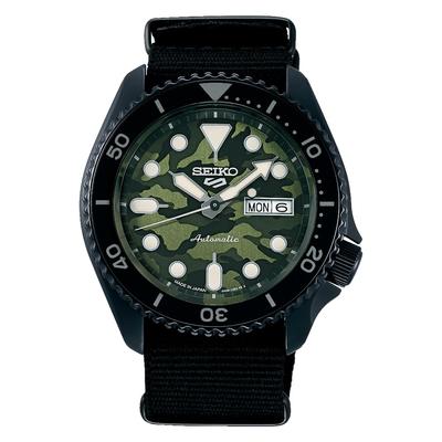 Автоматические часы Five Sports CAMOUFLAGE STREET STYLE SBSA173 Black [Seiko Watch] Мужские