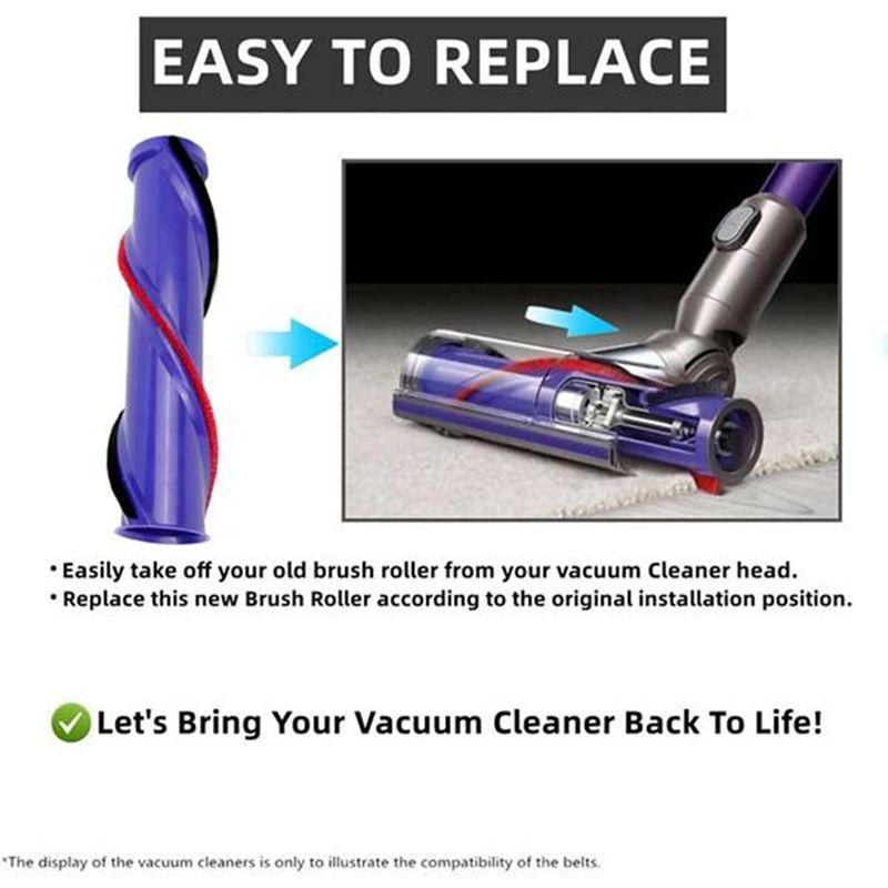 AEE4-Высокомоментная роликовая щетка для пылесоса Dyson V12 Запчасти Замена Высокомоментная роликовая щетка против спутывания