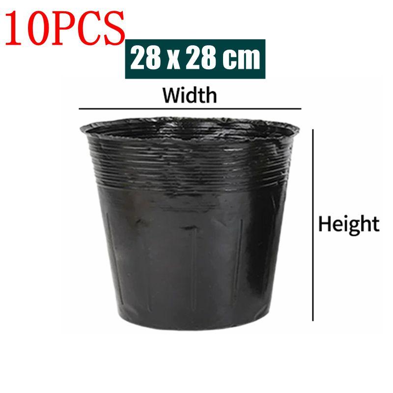 10/100PCS Garden Seedling Planting Cup Disposable Plants Nursery Pots Nutrition Bag Seed Pots Flowerpot Garden Accessories