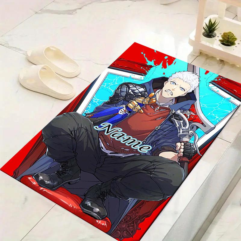 Custom 1Pc Devil May Cry Netflix Series Rug Office Carpet Indoor Outdoor Entrance Doormat Nonslip Soft And Comfortable Living Room D291534
