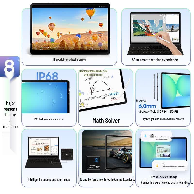 Samsung Galaxy Tab S10 FE+ 13.1-inch 2025 AI Tablet (CN version)