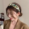 Модные широкие ободки для женщин, простые обручи для волос в стиле бохо, обручи с перекрестным узлом, тканевые обручи для волос, аксессуары для волос для девочек, головные уборы