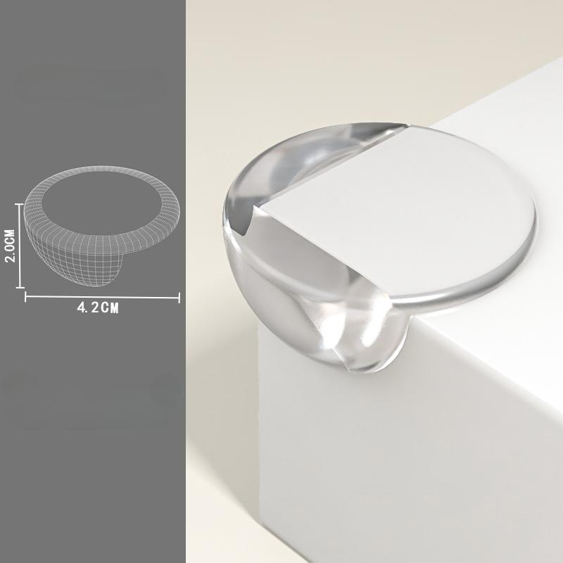 4/8/12 шт. Защита углов стола из силикона для безопасности детей, Накладка для защиты краев мебели, Прозрачные детские противоударные накладки для защиты краев