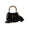 GUCCI Patent Leather Shoulder Bag, Crossbody Bag, Handbag Mini Women's Black 786482-AADJQ-1060