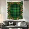 St.Patrick's Day Wall Tapestry Aesthetic Wall Hanging Printed Fabric Blanket Decorative Tapestries for Bedroom Living Room Home Decor