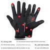 Windproof Touchscreen Gloves - Men's Insulated Full-finger Cycling Gloves - Anti-slip, Warm, Water-resistant Skiing Gloves