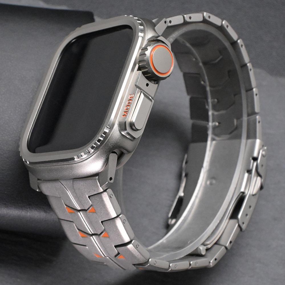 Роскошный ремешок из титанового сплава для Apple Watch Ultra 2 49 мм Серии 10 9 8 7 6 5 4 SE 46 мм 45 мм 44 мм Быстросъемный ремешок шириной 26 мм