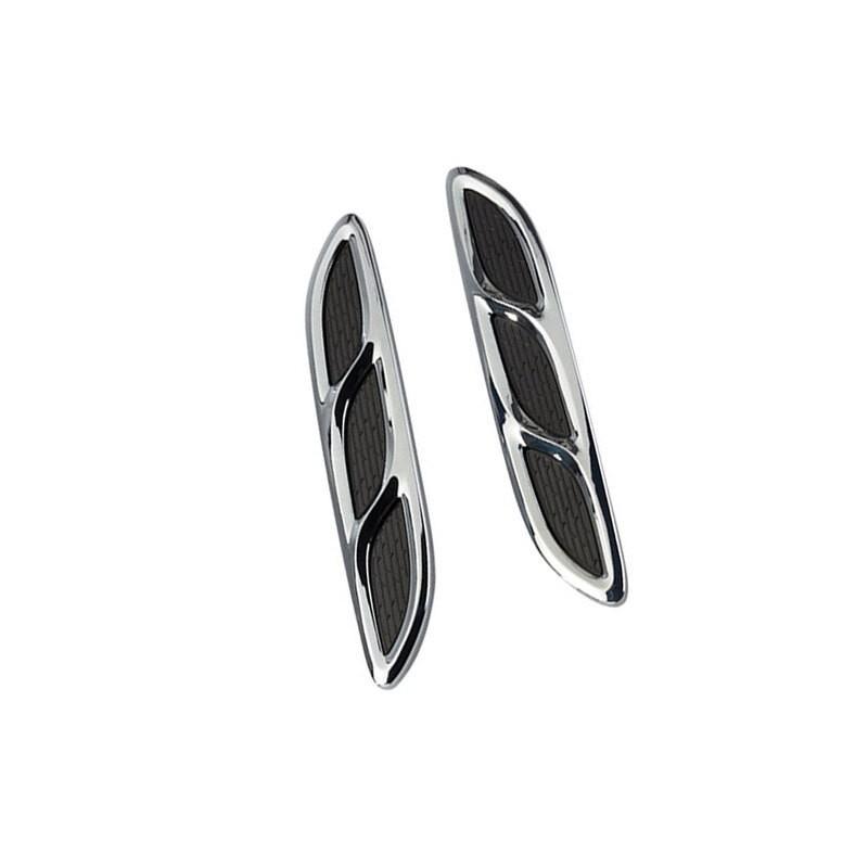 For Lincoln MKX 2016-2018 ABS Chrome Car Machine Cover Air Outlet Frame Cover