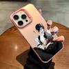 Чехол для телефона Черный дворецкий Для iPhone 16 15 14 13 12 11 Plus Pro Max разноцветный Лазерный Аврора Ударопрочный Чехол Funda