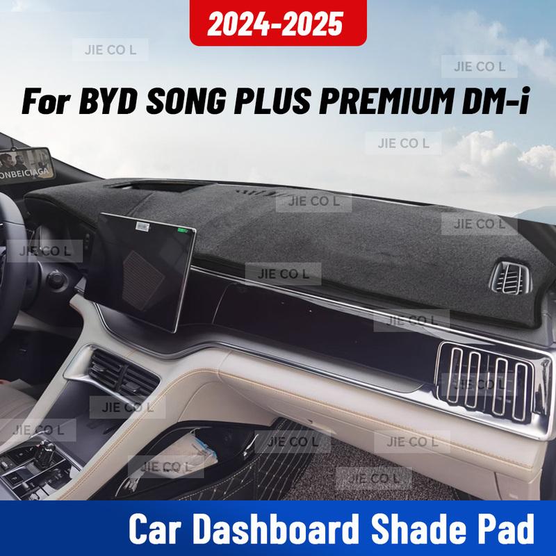 Для BYD SONG PLUS DM-i PREMIUM 2024 2025 Автомобильный коврик на панель приборов Анти-УФ чехол на панель приборов Коврик на панель Защита от солнца Ковер Защитные аксессуары