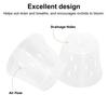 Clear Orchid Pot Reusable Orchid Flowerpot with Holes Plastic Ventilated Planter for Repotting Growing Indoor Outdoor Orchids