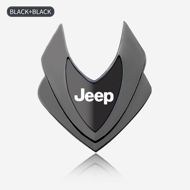 3D Badge Sticker Car Fender logo Rear Trunk Sticker For Jeep Grand Cherokee Wrangler JK Gladiator Compass Renegade Patriot AKP1